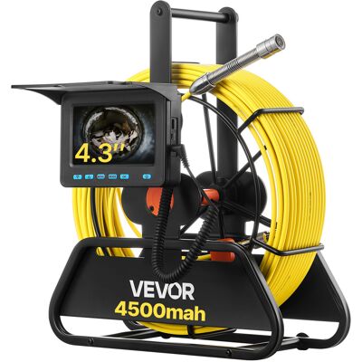 Vevor Cámara De Inspección De Tuberías Cable De 50 M, Cámara Endoscópica Con Pantalla A Color, Resistente Al Agua Ip68, Con 6 Led, Tarjeta De 16 Gb, Batería De 4500 Mah, Para Alcantarillado Fontanería Vevor Cámara De Inspección De Tuberías Cable De 50 M, Cámara Endoscópica Con Pantalla A Color, Resistente Al Agua Ip68, Con 6 Led, Tarjeta De 16 Gb, Batería De 4500 Mah, Para Alcantarillado Fontanería