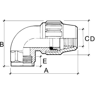Jimten - Codo 90° Rosca Hembra Pe J-71 Medidas: Ø90mm X 3' Jimten - Codo 90° Rosca Hembra Pe J-71 Medidas: Ø90mm X 3'