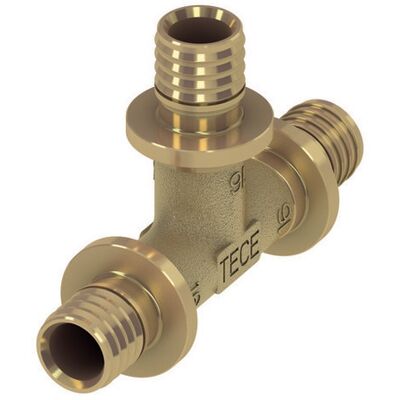 TECE GmbH TECEflex T-Adapter, Bronce al Silicio, 25x25x25 - Accesorios de fontanería TECE GmbH TECEflex T-Adapter, Bronce al Silicio, 25x25x25 - Accesorios de fontanería