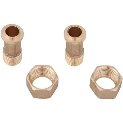 SCHLÖSSER ARMATUREN Js Set De Racores Para Contador De Agua, Rosca Hembra 1 1/4'' X Rosca Macho 1/2'', Latón, Unidad De Embalaje 2 Piezas, Para Austria, 0022401400001 SCHLÖSSER ARMATUREN Js Set De Racores Para Contador De Agua, Rosca Hembra 1 1/4'' X Rosca Macho 1/2'', Latón, Unidad De Embalaje 2 Piezas, Para Austria, 0022401400001