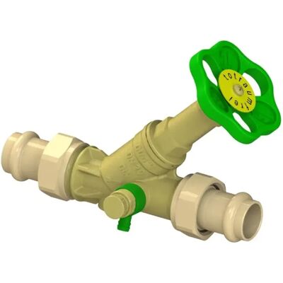 SCHLÖSSER ARMATUREN Js Válvula De Paso Total, Con Conexión De Prensa (rosca Macho) Multi, Con Vaciado, Con Husillo No Ascendente, Dn20, Diámetro De Prensa 22mm, Certificado Dvgw, 0015872200001 SCHLÖSSER ARMATUREN Js Válvula De Paso Total, Con Conexión De Prensa (rosca Macho) Multi, Con Vaciado, Con Husillo No Ascendente, Dn20, Diámetro De Prensa 22mm, Certificado Dvgw, 0015872200001