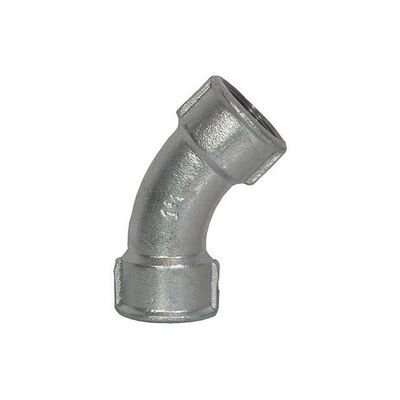 ATUSA Codo Largo Galvanizado 45° 4 ATUSA Codo Largo Galvanizado 45° 4