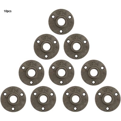 OEM Placa De Montaje De Hierro Fundido Dn15, 65 Mm De Diámetro, Rosca De 1/2" – Paquete De 10 OEM Placa De Montaje De Hierro Fundido Dn15, 65 Mm De Diámetro, Rosca De 1/2" – Paquete De 10