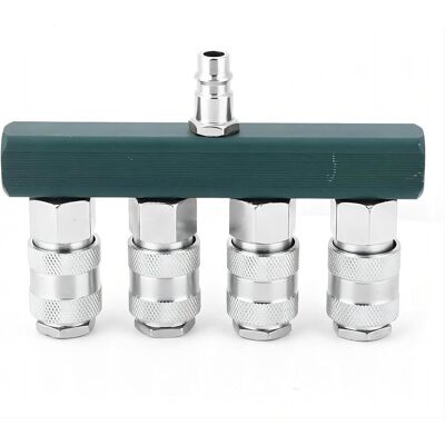 OEM Acoplamiento Rápido De 4 Vías, Distribuidor De Manguera De Aire De 4 Vías, Conexión Neumática, Conexión De Manguera De Aire Npt De 1/4 De Pulgada OEM Acoplamiento Rápido De 4 Vías, Distribuidor De Manguera De Aire De 4 Vías, Conexión Neumática, Conexión De Manguera De Aire Npt De 1/4 De Pulgada