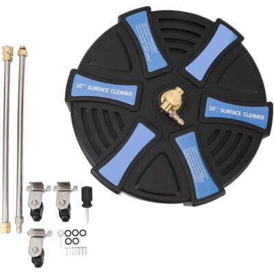 OEM Limpiador De Superficies De Alta Presión De 16 Pulgadas Con 3 Ruedas, 3600 Psi, Acero Inoxidable, Accesorios Para Hidrolavadora Con Conector Rápido De 1/4 De Pulgada Y 2 Mangueras De Extensión. OEM Limpiador De Superficies De Alta Presión De 16 Pulgadas Con 3 Ruedas, 3600 Psi, Acero Inoxidable, Accesorios Para Hidrolavadora Con Conector Rápido De 1/4 De Pulgada Y 2 Mangueras De Extensión.