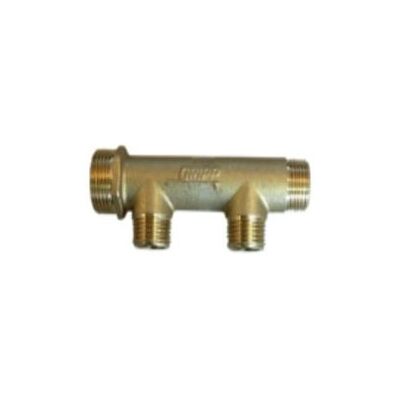 Colector Watts Industries - Latón 3 Salidas 20x27 15x21 - Conexiones Colector Watts Industries - Latón 3 Salidas 20x27 15x21 - Conexiones