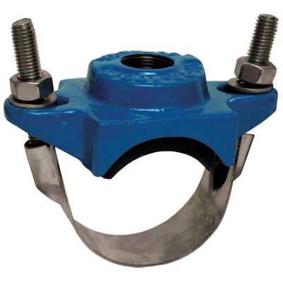 FERRARI SRL Collarín De Toma De Hierro Fundido Dn40 (48/55) 3/4" A 1 FERRARI SRL Collarín De Toma De Hierro Fundido Dn40 (48/55) 3/4" A 1