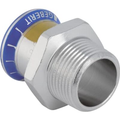 Geberit Mapress Acero Inoxidable Transición Con Rosca Exterior (gas), Dn 32 / 25, Dø 35 Mm, 34075 Geberit Mapress Acero Inoxidable Transición Con Rosca Exterior (gas), Dn 32 / 25, Dø 35 Mm, 34075
