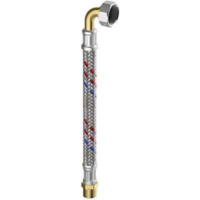 MEIBES Flamco Tubo Flexible Meiflex Ms-ans. S/h/k 3/4 Pulgada Ag X 3/4" Codo, 300 Mm, M5727.1127.30 MEIBES Flamco Tubo Flexible Meiflex Ms-ans. S/h/k 3/4 Pulgada Ag X 3/4" Codo, 300 Mm, M5727.1127.30