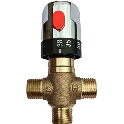 OEM Limitador De Temperatura Del Calentador De Agua, Válvula Mezcladora Termostática, Válvula Mezcladora De Latón, Manguera De Control De Temperatura Del Agua, Control De Termostato, G1/2 OEM Limitador De Temperatura Del Calentador De Agua, Válvula Mezcladora Termostática, Válvula Mezcladora De Latón, Manguera De Control De Temperatura Del Agua, Control De Termostato, G1/2