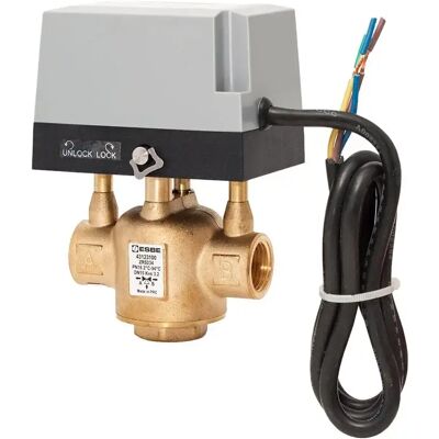 BUDERUS Esbe Válvula De Zona De 3 Vías Zrs234, Dn20, Kvs4.6, G3/4", 230vac, 2 Puntos, 43123200 BUDERUS Esbe Válvula De Zona De 3 Vías Zrs234, Dn20, Kvs4.6, G3/4", 230vac, 2 Puntos, 43123200