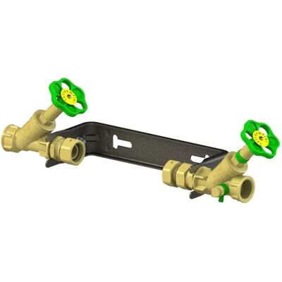 SCHLÖSSER ARMATUREN Js Grupo De Montaje Para Contador De Agua, Horizontal, Con Caudal Continuo Q3=4,0m3/h, 1'' X 1'', Estribo De Acero Inoxidable, Rígido, 0022052500001 SCHLÖSSER ARMATUREN Js Grupo De Montaje Para Contador De Agua, Horizontal, Con Caudal Continuo Q3=4,0m3/h, 1'' X 1'', Estribo De Acero Inoxidable, Rígido, 0022052500001