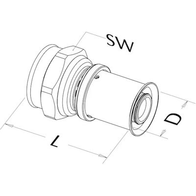 Roth Manguito De Transición 20x1/2" Hi, 1135000536 Roth Manguito De Transición 20x1/2" Hi, 1135000536