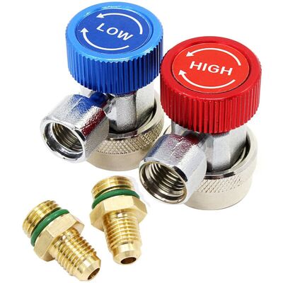 OEM Los Conectores De Carga De Ca Ajustables De Acoplamiento Rápido Conectan El Adaptador Del Kit De Conversión De Aire Acondicionado Para Automóviles Hvac Sae De 1/4" OEM Los Conectores De Carga De Ca Ajustables De Acoplamiento Rápido Conectan El Adaptador Del Kit De Conversión De Aire Acondicionado Para Automóviles Hvac Sae De 1/4"