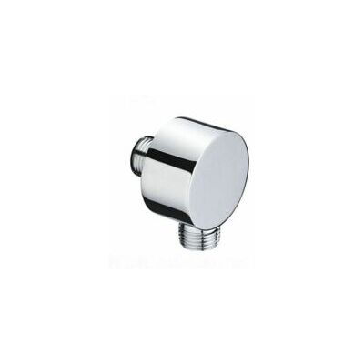 OEM Conector Redondo Para Tubería - Codo Cromado Para Montaje En Pared - Latón - Universal - Conexión De 1/2" - Crezuo OEM Conector Redondo Para Tubería - Codo Cromado Para Montaje En Pared - Latón - Universal - Conexión De 1/2" - Crezuo