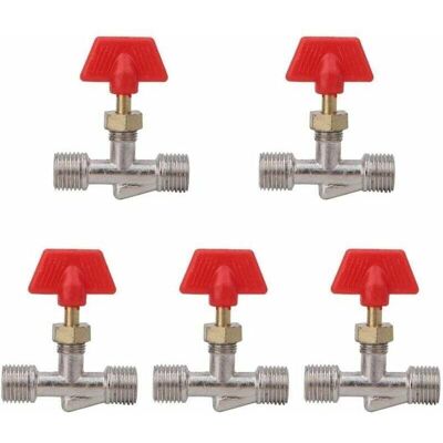 OEM 5 Piezas De Válvula De Compresor De Aire, Válvula De Aguja, Válvula De Flotador De 1/4 Pulg., Estructura De Válvula De Bola, Repuestos, Manguera De Compresor De Aire--crezuo OEM 5 Piezas De Válvula De Compresor De Aire, Válvula De Aguja, Válvula De Flotador De 1/4 Pulg., Estructura De Válvula De Bola, Repuestos, Manguera De Compresor De Aire--crezuo