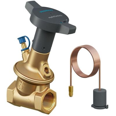 Oventrop Válvula De Regulación De Presión Diferencial Hydrocontrol D Con Rosca Hembra Pn 25 Dn 32, Rp 1 1/4, Valor Nominal 50-300 Mbar, Con Una Válvula Auxiliar Hydroport Montada, 1064530 Oventrop Válvula De Regulación De Presión Diferencial Hydrocontrol D Con Rosca Hembra Pn 25 Dn 32, Rp 1 1/4, Valor Nominal 50-300 Mbar, Con Una Válvula Auxiliar Hydroport Montada, 1064530