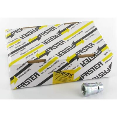 Racor R谩pido Macho 1/2" - 12,5 - 1/2" Bsp Paquete 40 Faster Nv12gasmp040 Racor R谩pido Macho 1/2" - 12,5 - 1/2" Bsp Paquete 40 Faster Nv12gasmp040