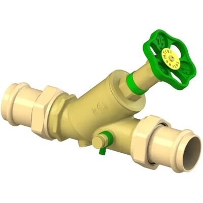 SCHLÖSSER ARMATUREN Js Válvula Kfr, Con Conexión De Prensa (rosca Macho) Multi, Con Vaciado, Con Husillo No Ascendente, Dn40, Diámetro De Prensado 42mm, Con Certificación Dvgw, 0016874200001 SCHLÖSSER ARMATUREN Js Válvula Kfr, Con Conexión De Prensa (rosca Macho) Multi, Con Vaciado, Con Husillo No Ascendente, Dn40, Diámetro De Prensado 42mm, Con Certificación Dvgw, 0016874200001