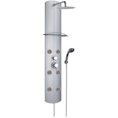 Valentin Columna de ducha multifunción de aluminio - Tipo de ducha Valentin Columna de ducha multifunción de aluminio - Tipo de ducha