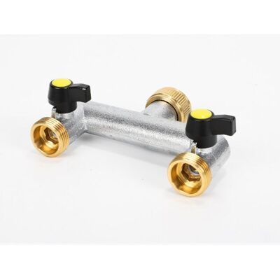 Conjunto De Separador De Mangueras De Riego Con Conectores De 2 Vías, Distribuidor De Agua, Válvula De Grifo Para Riego De Jardín Exterior Y Lavado De Autos - Kzq Conjunto De Separador De Mangueras De Riego Con Conectores De 2 Vías, Distribuidor De Agua, Válvula De Grifo Para Riego De Jardín Exterior Y Lavado De Autos - Kzq