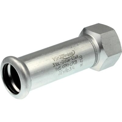 Vsh Xpress Acero Inoxidable Manguito Deslizante I/i 28xrp1/2" Tipo R2741, 6198533 Vsh Xpress Acero Inoxidable Manguito Deslizante I/i 28xrp1/2" Tipo R2741, 6198533