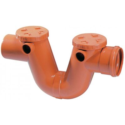 Jimten - Sifón Con Registro M/h Diámetro: Ø125 Mm Jimten - Sifón Con Registro M/h Diámetro: Ø125 Mm