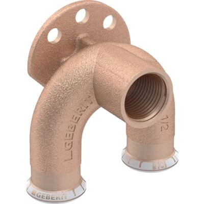 Geberit Mapress Cobre Codo Doble De Conexión 90°, Dn 12, 63462 Geberit Mapress Cobre Codo Doble De Conexión 90°, Dn 12, 63462