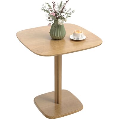 JHY DESIGN Tavolo Da Pranzo Per 4 Persone, Tavolo Da Cucina In Stile Moderno Con Piano Effetto Legno, 70 X 70 Cm, Legno Naturale JHY DESIGN Tavolo Da Pranzo Per 4 Persone, Tavolo Da Cucina In Stile Moderno Con Piano Effetto Legno, 70 X 70 Cm, Legno Naturale