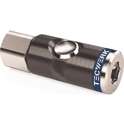 NORDWEST HANDEL AG Acoplamiento De Seguridad Con Pulsador Dn 7,4, Ig Alunbr Rosca G 3/8 Pulgadas 15,39mm Tecwerk NORDWEST HANDEL AG Acoplamiento De Seguridad Con Pulsador Dn 7,4, Ig Alunbr Rosca G 3/8 Pulgadas 15,39mm Tecwerk