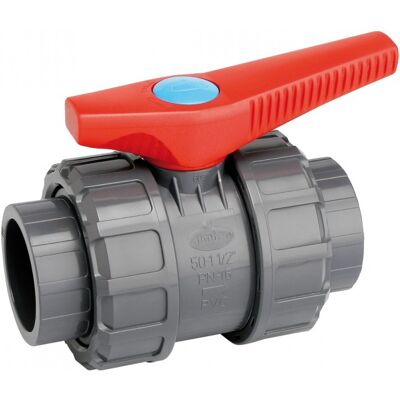 Válvula Esfera Hembra Pvc Jimten Medidas: 110 Mm Válvula Esfera Hembra Pvc Jimten Medidas: 110 Mm