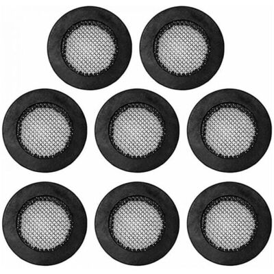 DPZO Junta De Goma De 20 Piezas Con Rejilla De Acero Inoxidable 304, Filtro Para Cabezal De Ducha, Junta Para Grifo De Tubería, Repuesto, Arandela, Colador De Fregadero, Herramienta, 4 Puntos (negro) DPZO Junta De Goma De 20 Piezas Con Rejilla De Acero Inoxidable 304, Filtro Para Cabezal De Ducha, Junta Para Grifo De Tubería, Repuesto, Arandela, Colador De Fregadero, Herramienta, 4 Puntos (negro)