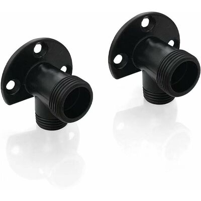 DPZO Kit De Instalación En Negro Mate Para Conectar Tuberías De Grifo Vistas, Duchas Exteriores, Mezcladores Termostáticos, Kit De Conversión De Montaje En Superficie Rosca Macho Npt De 1/2" A Rosca Macho DPZO Kit De Instalación En Negro Mate Para Conectar Tuberías De Grifo Vistas, Duchas Exteriores, Mezcladores Termostáticos, Kit De Conversión De Montaje En Superficie Rosca Macho Npt De 1/2" A Rosca Macho