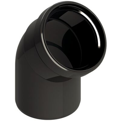Ferrari Srl - Codos De 45° De Polipropileno Negro Con Diámetro De 80 Mm Y Rosca Macho-hembra Ferrari Srl - Codos De 45° De Polipropileno Negro Con Diámetro De 80 Mm Y Rosca Macho-hembra