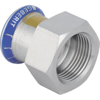 Geberit Mapress Acero Inoxidable Transición Con Rosca Hembra (gas), Dn 32 / 25, Dø 35 Mm, 34093 Geberit Mapress Acero Inoxidable Transición Con Rosca Hembra (gas), Dn 32 / 25, Dø 35 Mm, 34093