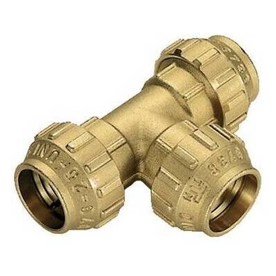 Raccordo A Tee In Ottone Tiemme Misura: Diam. 32 Raccordo A Tee In Ottone Tiemme Misura: Diam. 32