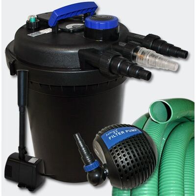 HELLOSHOP26 Kit De Filtración A Presión 6000l Uvc 11 Watts Bomba Manguera Fuente HELLOSHOP26 Kit De Filtración A Presión 6000l Uvc 11 Watts Bomba Manguera Fuente