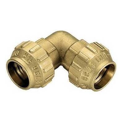 Conector en ángulo doble de latón Tiemme - 50mm ajuste de tubería Conector en ángulo doble de latón Tiemme - 50mm ajuste de tubería