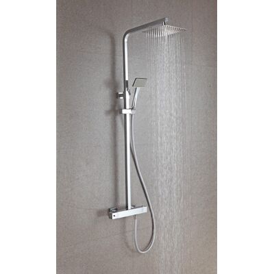 Bernstein - Sistema De Ducha Termostática 3011 Basic Con Teleducha - Sin Cabezal De Ducha, Diámetro 20cm Bernstein - Sistema De Ducha Termostática 3011 Basic Con Teleducha - Sin Cabezal De Ducha, Diámetro 20cm