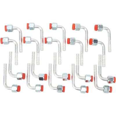 OEM 20 Piezas De Tuerca De Codo Con Conexión De Púas De 90 Grados, Conector Hembra Con Junta Tórica Para Manguera De Aire Acondicionado, Adaptador De Junta De 3/8 Pulg. OEM 20 Piezas De Tuerca De Codo Con Conexión De Púas De 90 Grados, Conector Hembra Con Junta Tórica Para Manguera De Aire Acondicionado, Adaptador De Junta De 3/8 Pulg.