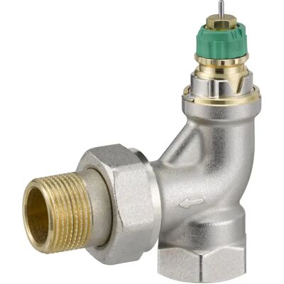 Danfoss Dynamic Valve Ra-dv 20 Independiente De La Presión, R 3/4, Angular, Niquelado, 013g7725 Danfoss Dynamic Valve Ra-dv 20 Independiente De La Presión, R 3/4, Angular, Niquelado, 013g7725