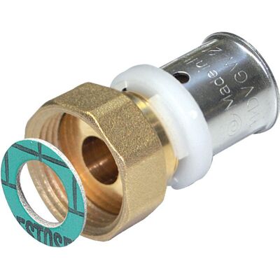 Racord Plomería Comisa Tipo H 20x1/2p-2 Tuerca Giratoria Multicapa Racord Plomería Comisa Tipo H 20x1/2p-2 Tuerca Giratoria Multicapa