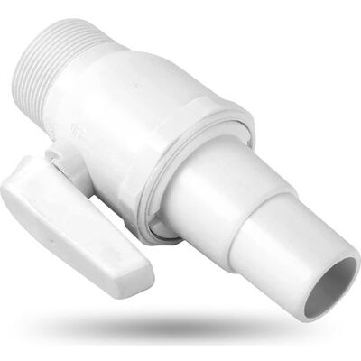 OEM Válvula De Bola Bidireccional De Repuesto Sp0729 Compatible Con Filtro De Piscina Hayward, 3,8 Cm Mip X 3,8 Cm X 3,2 Cm, Plástico Abs No Corrosivo, Presión Máxima De 50 Psi, Color Blanco, 1 Unidad. OEM Válvula De Bola Bidireccional De Repuesto Sp0729 Compatible Con Filtro De Piscina Hayward, 3,8 Cm Mip X 3,8 Cm X 3,2 Cm, Plástico Abs No Corrosivo, Presión Máxima De 50 Psi, Color Blanco, 1 Unidad.