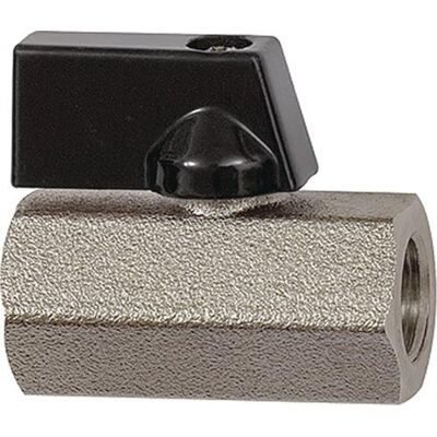 Mini-válvula De Esfera Valve Line 6mm 1/4 Ig/ig Sw1 21mm Dn 8mm Riegler Mini-válvula De Esfera Valve Line 6mm 1/4 Ig/ig Sw1 21mm Dn 8mm Riegler