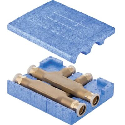 Geberit Mapress Te De Cruce Con Caja De Aislamiento, Dn 15 / 15 / 15, Dø 18 Mm, 63125 Geberit Mapress Te De Cruce Con Caja De Aislamiento, Dn 15 / 15 / 15, Dø 18 Mm, 63125