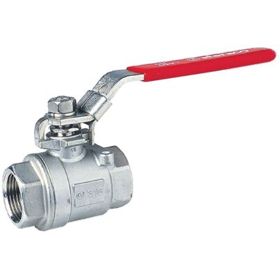 SFERACO Válvula De Esfera - Inox - Pn64 - F/f - Manija De Acero Con Candado 33x42 SFERACO Válvula De Esfera - Inox - Pn64 - F/f - Manija De Acero Con Candado 33x42