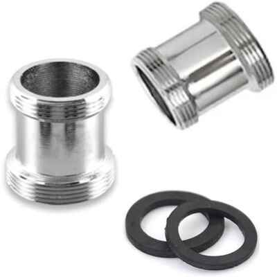 OEM Conector De Latón, Paquete De 2 Adaptadores De Grifo De Latón, Rosca Macho Npt De 22 Mm OEM Conector De Latón, Paquete De 2 Adaptadores De Grifo De Latón, Rosca Macho Npt De 22 Mm