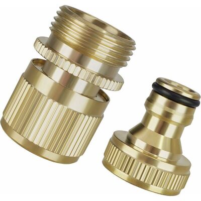 OEM Conector Rápido Para Manguera, Conector De Latón Para Grifo De Jardín, Conector De Grifo De 3/4 De Pulgada, Adaptador De Grifo Para Manguera De Jardín Con Rosca Hembra Y Macho - Crezuo OEM Conector Rápido Para Manguera, Conector De Latón Para Grifo De Jardín, Conector De Grifo De 3/4 De Pulgada, Adaptador De Grifo Para Manguera De Jardín Con Rosca Hembra Y Macho - Crezuo