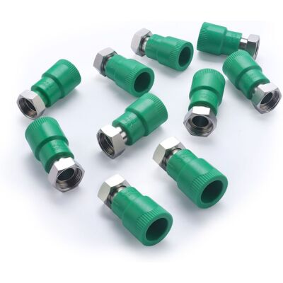 Racor Ppr Hembra Tuerca Libre Quick Plomberie 3/4 - Ø25 (x10) Racor Ppr Hembra Tuerca Libre Quick Plomberie 3/4 - Ø25 (x10)
