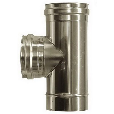 MBM Conector En T 90 Hembra Para Conducto De Humos Dn 300 Tubo De Acero Inoxidable 316 MBM Conector En T 90 Hembra Para Conducto De Humos Dn 300 Tubo De Acero Inoxidable 316